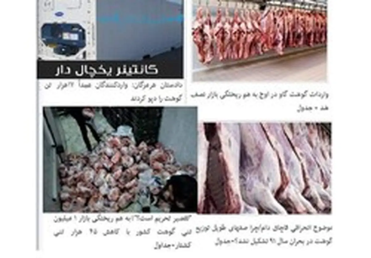 آخرین وضعیت دپو ۱۷ هزار تن گوشت در گمرک