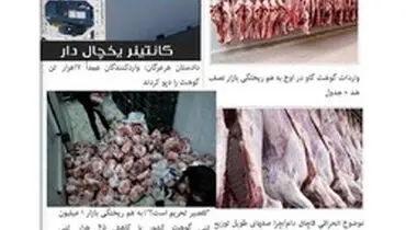 آخرین وضعیت دپو ۱۷ هزار تن گوشت در گمرک