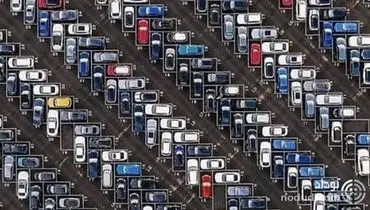 با نظم‌ترین پارکینگ جهان+عکس