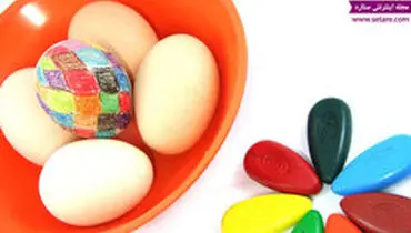 تزیین تخم مرغ برای سفره هفت سین
