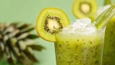 طرز تهیه نوشیدنی کیوی و آلوئه ورا