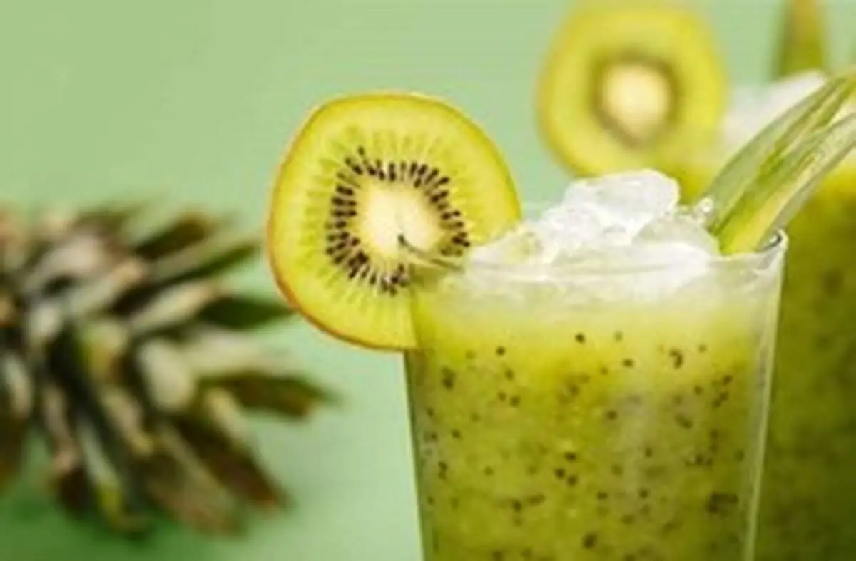 طرز تهیه نوشیدنی کیوی و آلوئه ورا