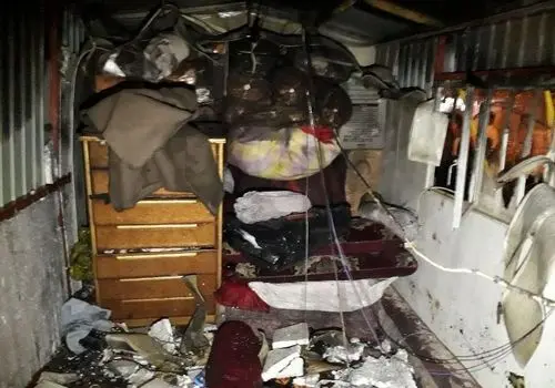 انفجار مواد محترقه و تخریب منزل مسکونى در قزوین+ فیلم