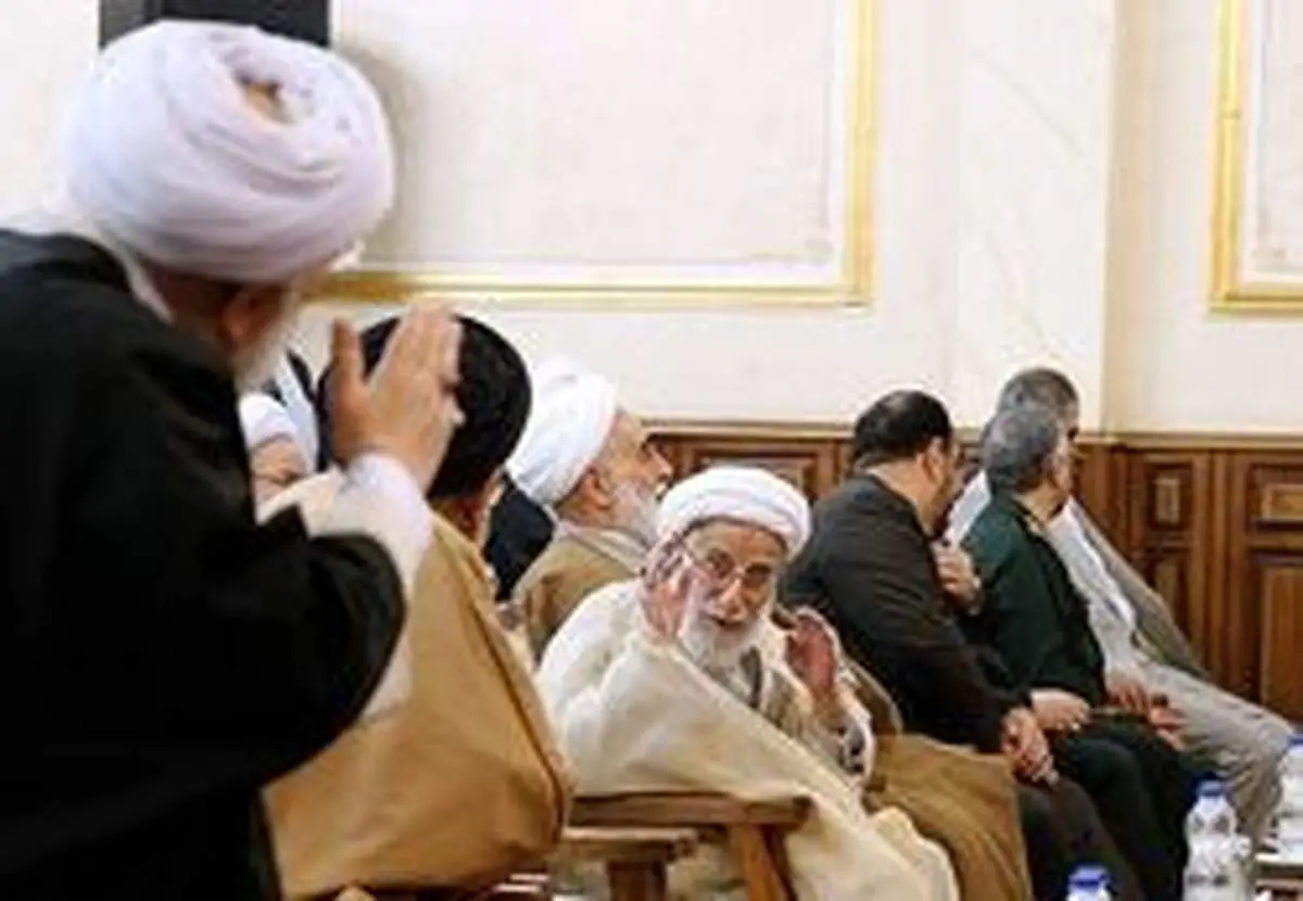شوخی آملی لاریجانی با آیت الله جنتی +فیلم