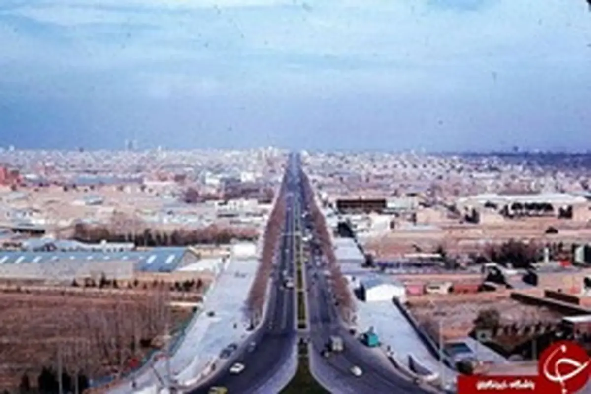 تهران از بالای برج آزادی ۴۴ سال پیش + عکس