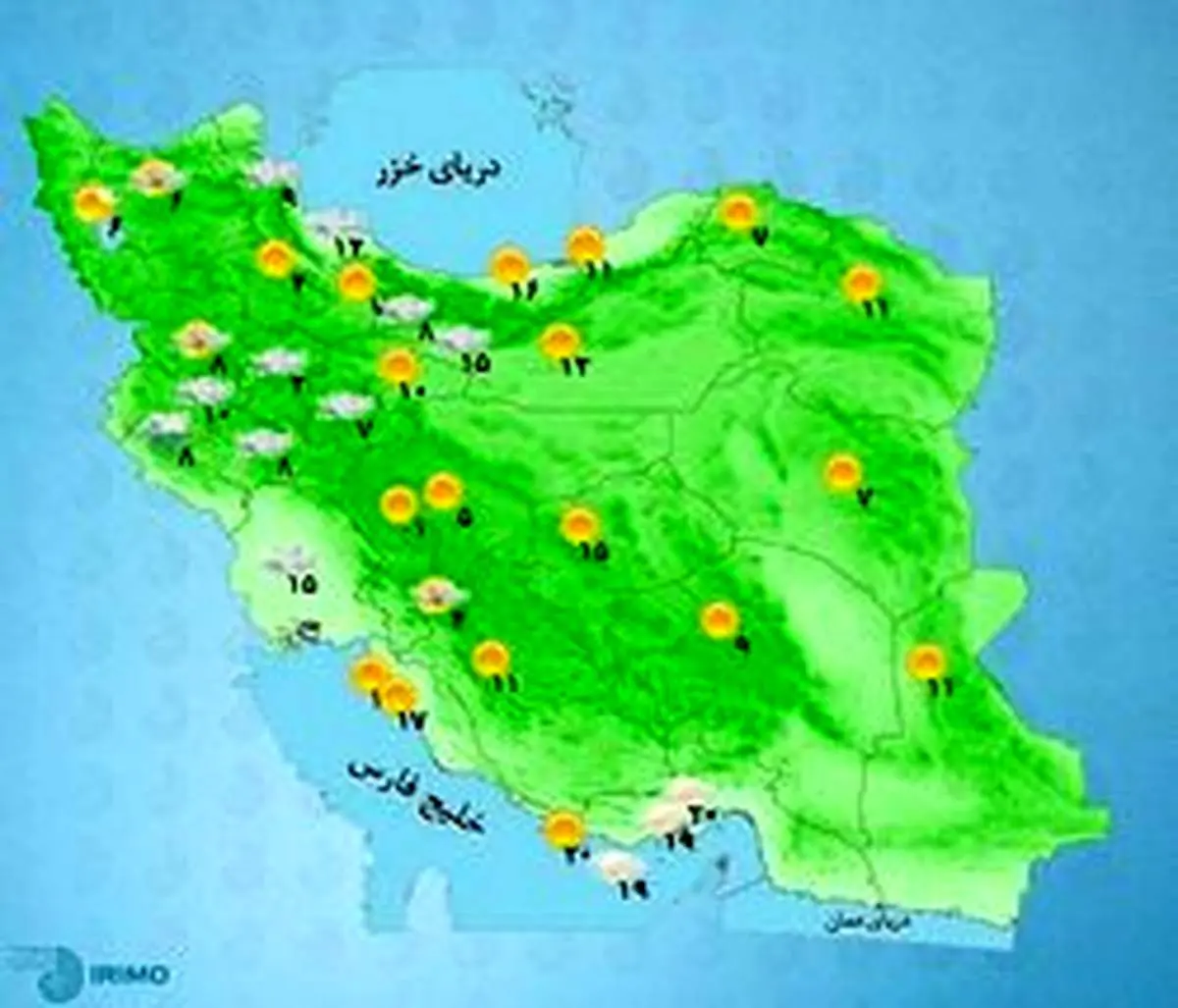 ورود سامانه بارشی جدید از شنبه / فردا تهران بارانی میشود