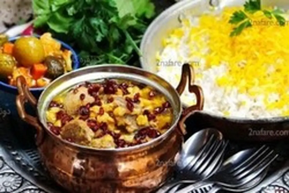 طرز تهیه خورشت زرشک (کردی) مرحله به مرحله