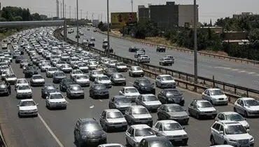 ترافیک نیمه سنگین در آزادراه‌های کرج