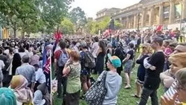 تظاهرات ضد اسلام‌هراسی استرالیایی‌ها در ملبورن