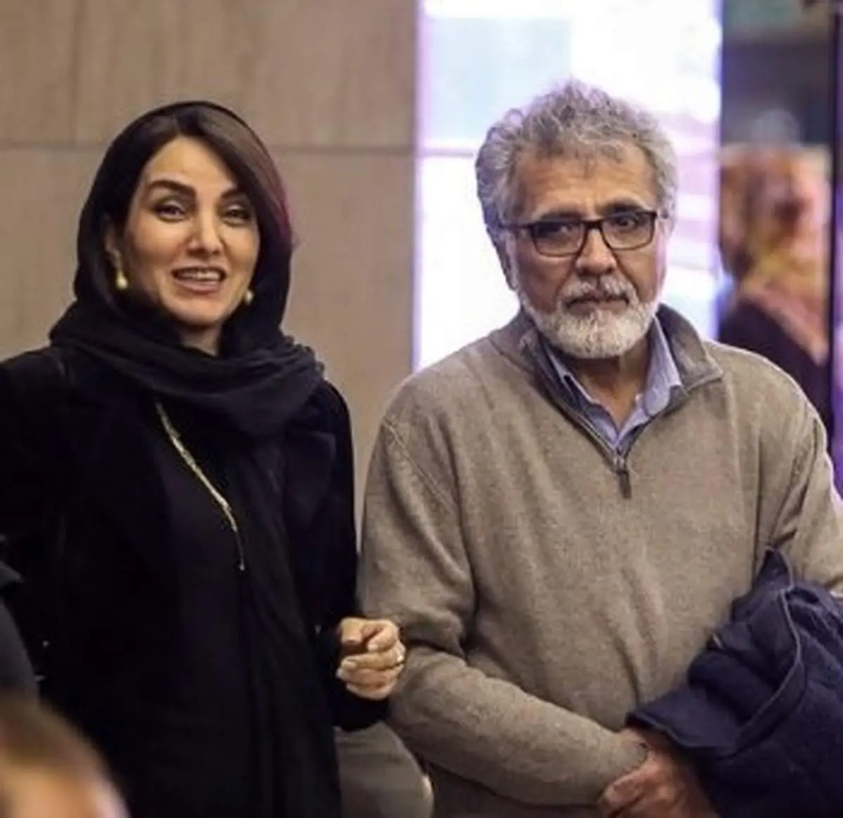 بهروز افخمی و همسرش