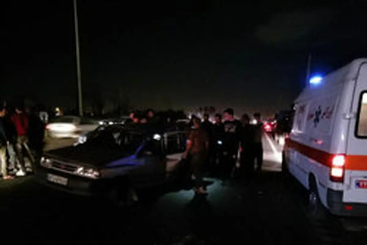 تصادف زنجیره‌ای در محور ورامین-تهران