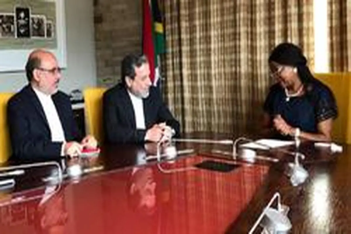 دیدار عراقچی با رئیس پارلمان آفریقای جنوبی