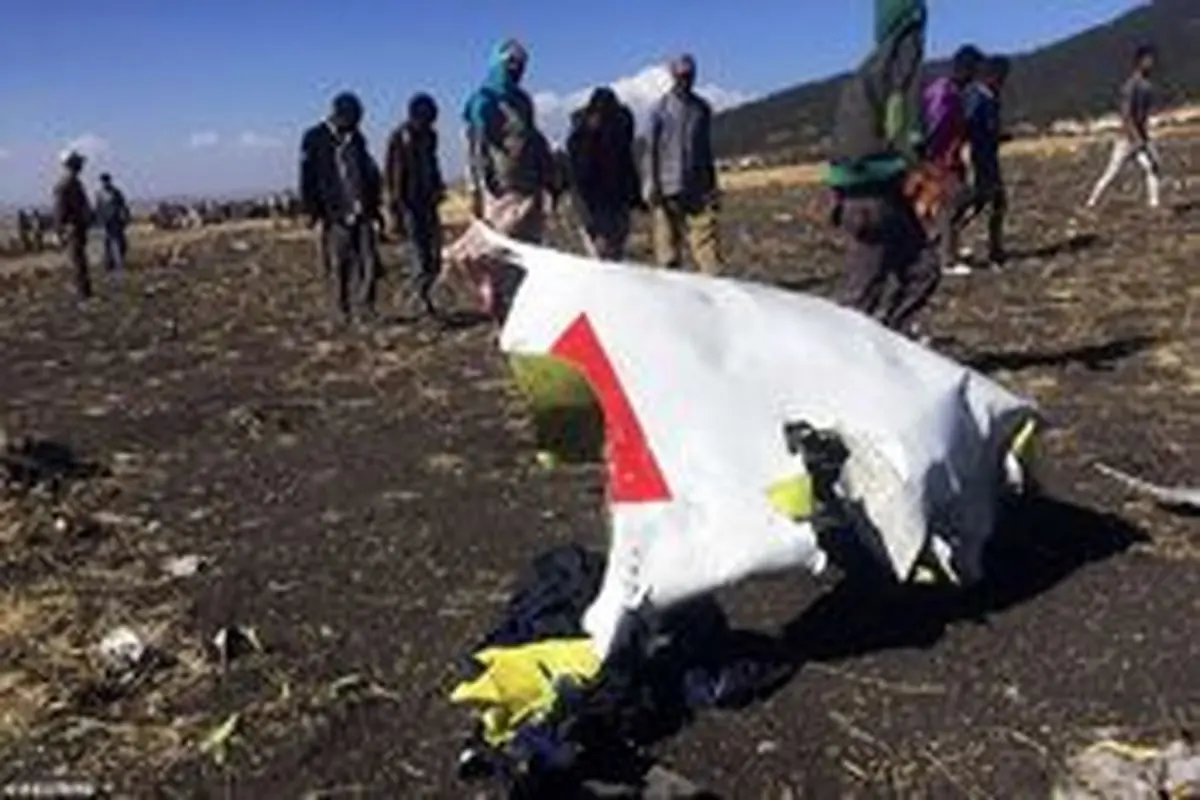سقوط مرگبار هواپیمای مسافربری اتیوپی