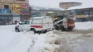 ارتفاع برف در مازندران به یک‌ونیم متر رسید