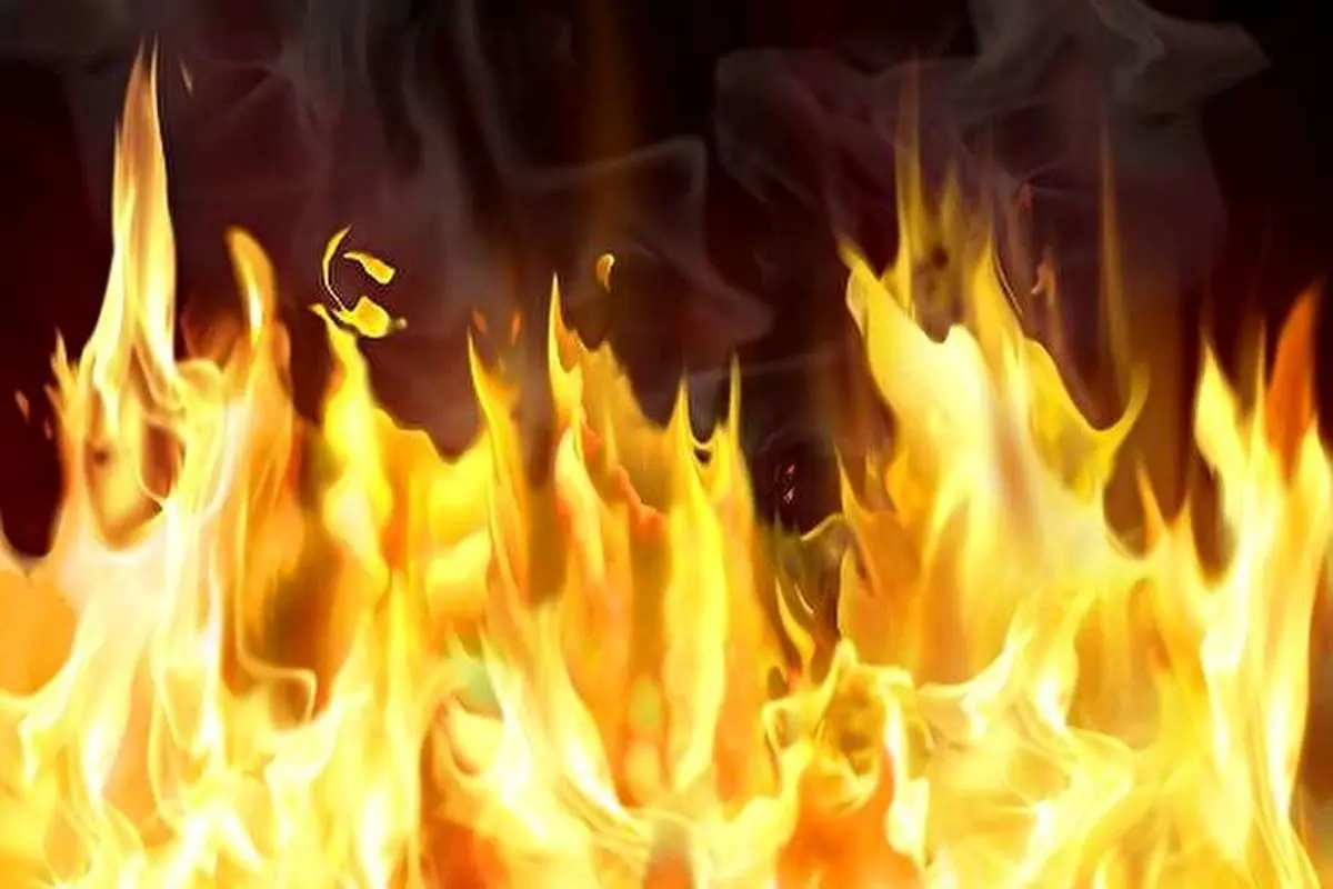 ویدیو| آتش‌سوزی شدید یک ساختمان در تالش