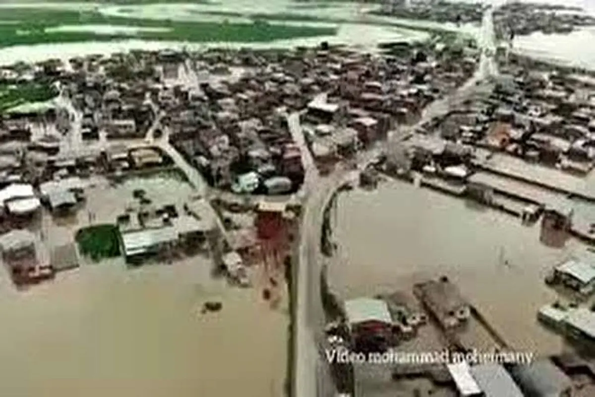 وضعیت غم انگیز مناطق سیل زده