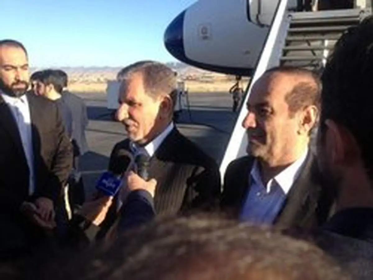 بازدید جهانگیری از مناطق سیلزده استان گلستان با بالگرد