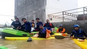 قایق های فدراسیون قایقرانی در راه گلستان +عکس