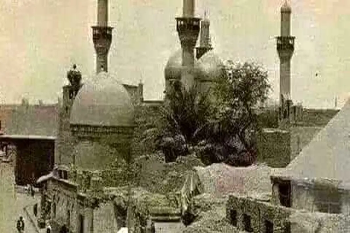 تصویر قدیمی از مرقد مطهر امام موسی کاظم (ع) و امام جواد (ع) + عکس