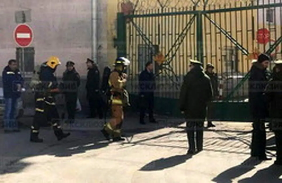 انفجار در دانشکده افسری سنپترزبورگ