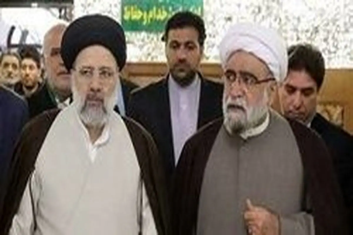 پیام تبریک حجت الاسلام رئیسی به تولیت جدید آستان قدس