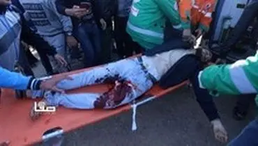 زخمی شدن ۴۵ فلسطینی در حمله به راهپیمایی غزه