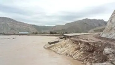 جاده ترانزیتی جنوب بر اثر سیل محو شد +تصاویر