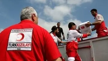 کمک‌های انسانی هلال احمر ترکیه به سیل‌زدگان ایران