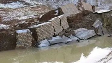 خسارت سنگین سیل به جاده یاسوج - شیراز +عکس