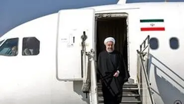 رئیس‌جمهوری برای بازدید از مناطق سیل‌زده وارد مازندران شد