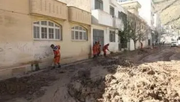 آخرین وضعیت محله‌های سیل زده شیراز