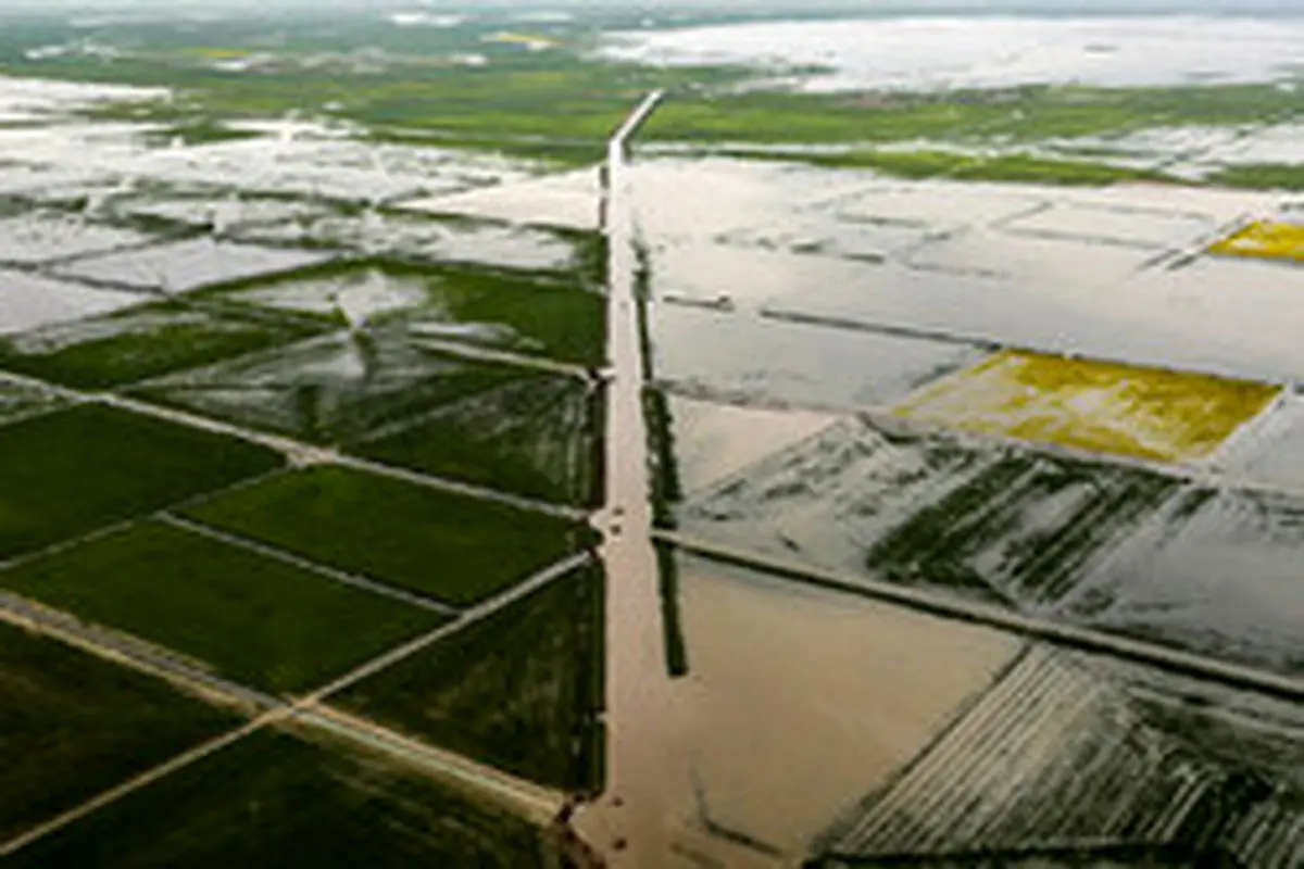 آخرین وضعیت سیلاب در آق‌قلا و گمیشان