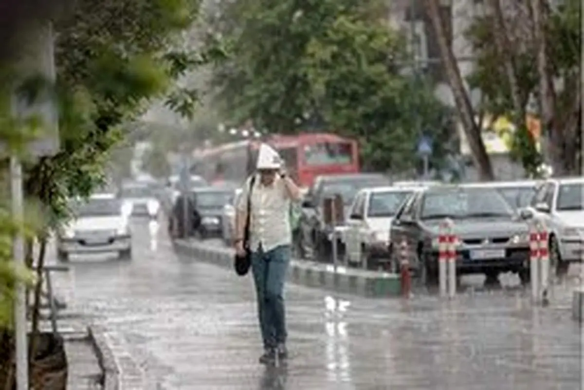 آغاز بارش باران در گیلان