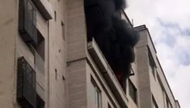 آتش سوزی گسترده در ساختمان ۶ طبقه شیراز