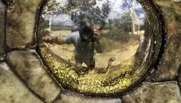 تصویری جالب از چشم مار+عکس