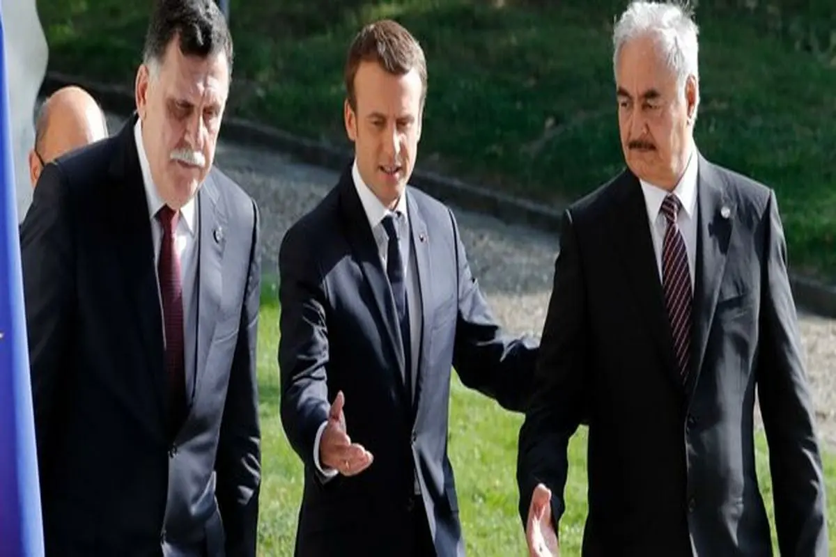 فرانسه حمایت از خلیفه حفتر را تکذیب کرد