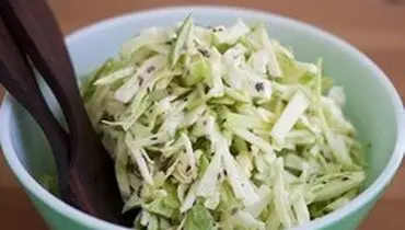 طرز تهیه سالاد کاهو و کلم و زیره