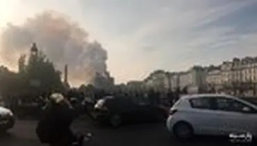 «کلیسای نوتردام» قطب گردشگری پاریس در آتش سوخت