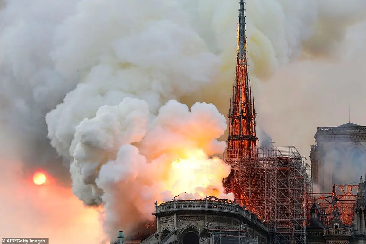 آتش سوزی در «کلیسای نوتردام»  به روایت فیلم