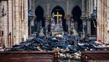 بازسازی کلیسای نوتردام با جمع آوری ۷۰۰ میلیون یورو کلید خورد
