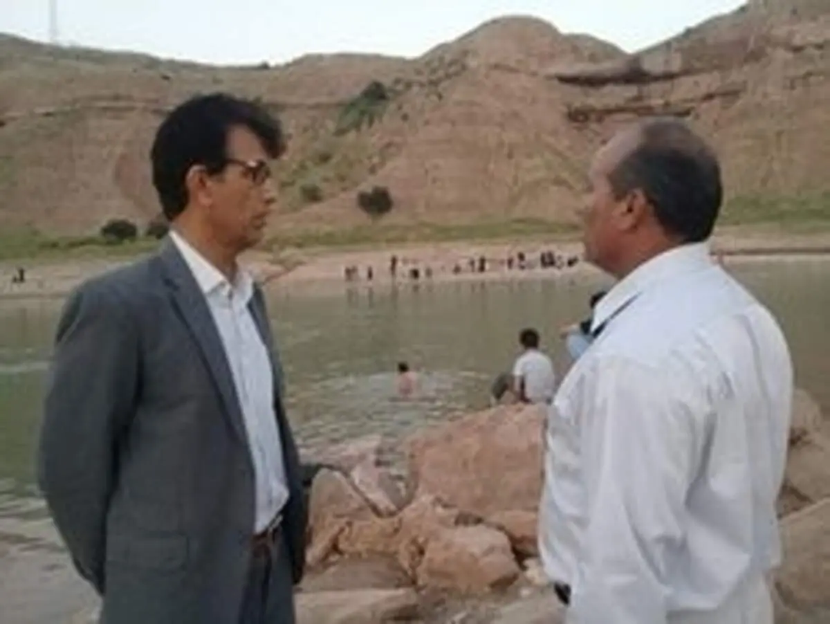 یک جوان دهلرانی غرق شد و جسدش پیدا نشد