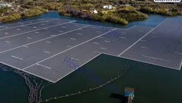 بزرگترین نیروگاه خورشیدی شناور ژاپن +عکس