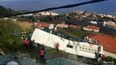 واژگونی مرگبار اتوبوس در پرتغال