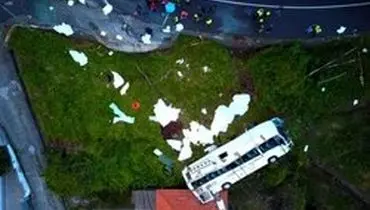 واژگونی اتوبوس گردشگران آلمانی در پرتغال با ۲۹ کشته
