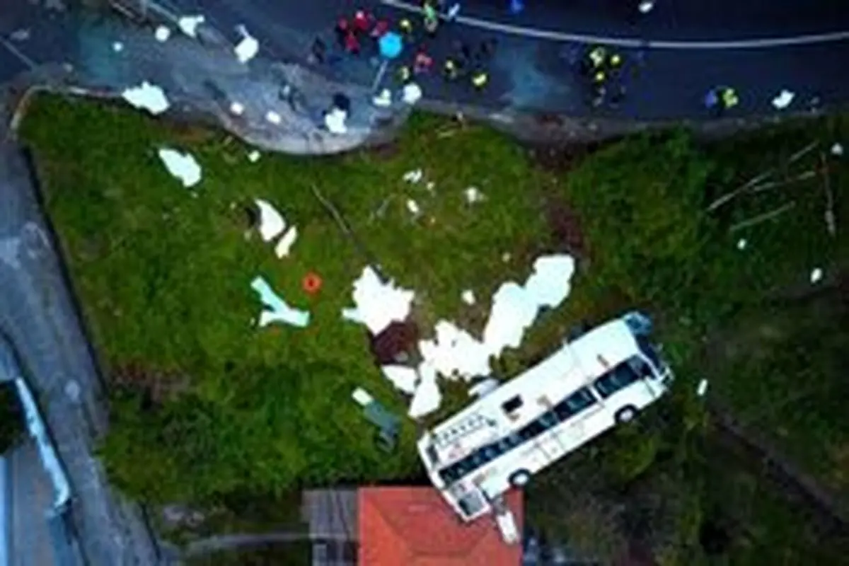 واژگونی اتوبوس گردشگران آلمانی در پرتغال با ۲۹ کشته