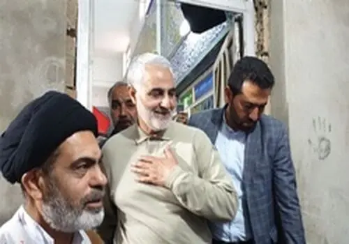 این دختر اشک حاج قاسم را درآورد+ عکس