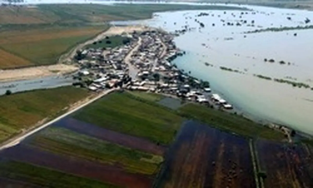 رهاسازی سیلاب عظیم در بیابانهای خوزستان