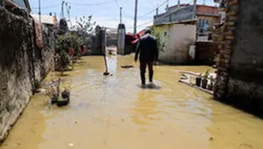 ورود مجدد آب به بخشی از شهر آق‌قلا