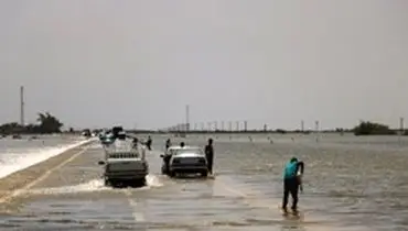 جاده آبادان – اهواز همچنان مسدود است