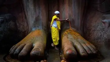 مراسمی عجیب در هند+عکس